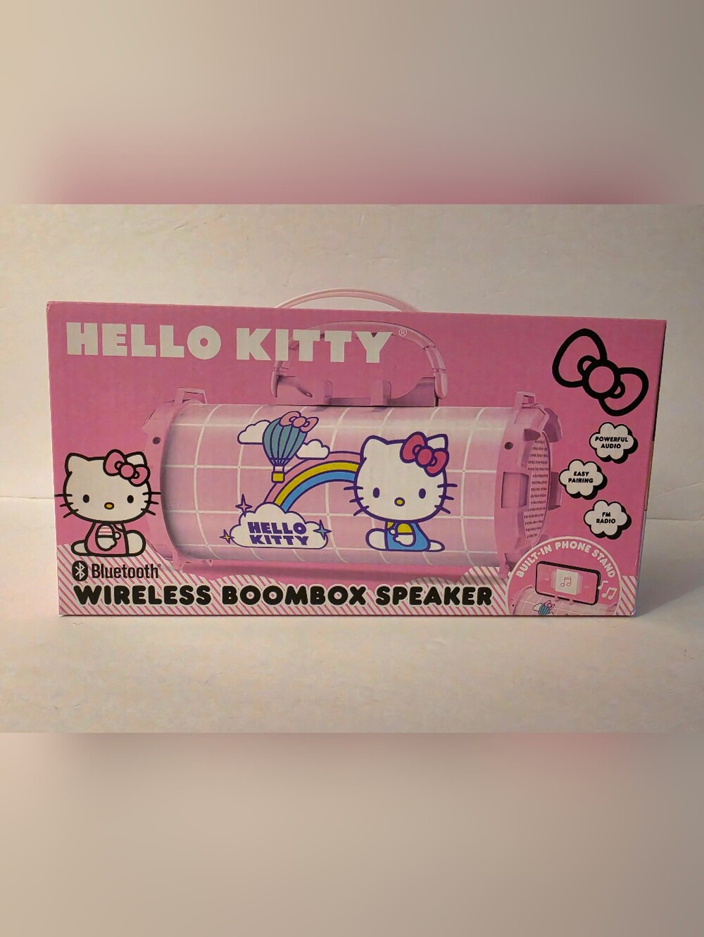 Hello Kitty Pink Boombox Speaker